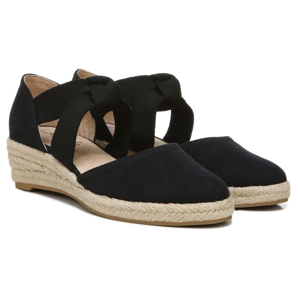 LIFE STRIDE Kascade Espadrille Wedge Size: 6.5